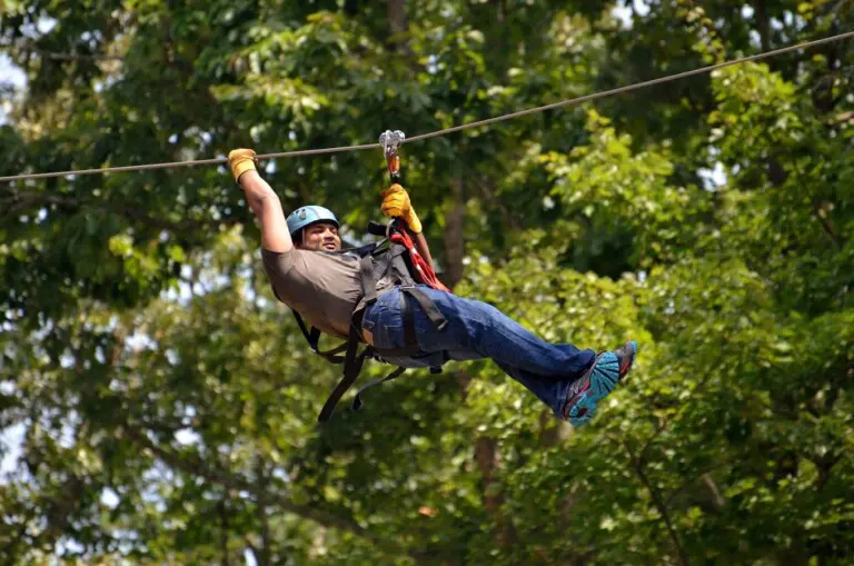 Ziplining